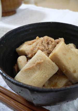 ごま香る✿高野豆腐とツナの煮物-レシピのメイン写真
