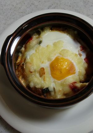 卵でココット簡単！美味しい!(^^)!-レシピのメイン写真
