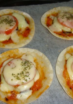 餃子の皮で作るクリスピーピザ-レシピのメイン写真