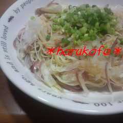 新たまねぎとみょうがの冷製パスタ-レシピのメイン写真