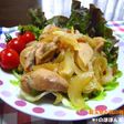 新玉葱と鶏の梅照り焼き