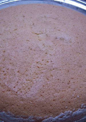 ケーキの台にも使える簡単スポンジケーキ-レシピのメイン写真