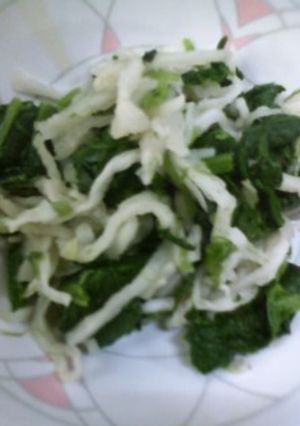 富山の味★ほうれん草と切り干し大根和え物-レシピのメイン写真
