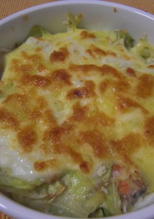 鮭とキャベツのおいしいグラタン-レシピのメイン写真