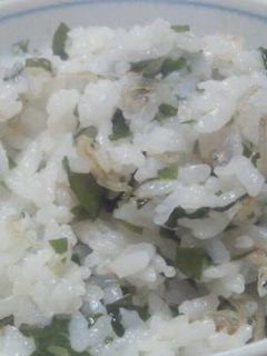 梅わかめじゃこ大葉のまぜご飯♪-レシピのメイン写真