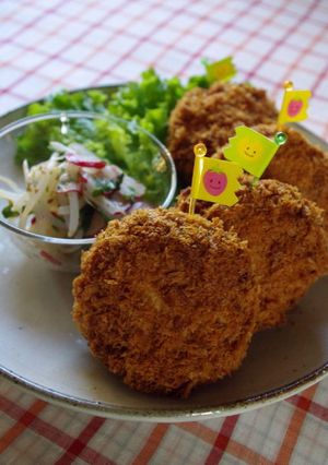 食べ応えUP！豚メンチカツ-レシピのメイン写真