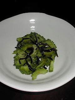 ゴーヤ塩昆布-レシピのメイン写真
