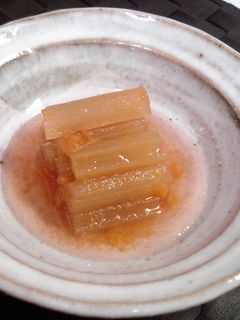 ふきの梅煮-レシピのメイン写真