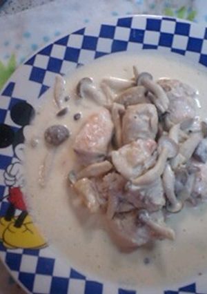 チキンのクリーム煮ガーリック風味-レシピのメイン写真