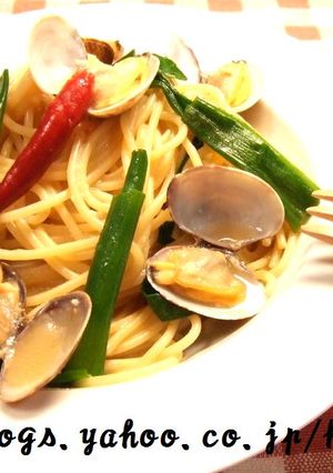 わけぎ・あさりの簡単ボンゴレビアンコ-レシピのメイン写真