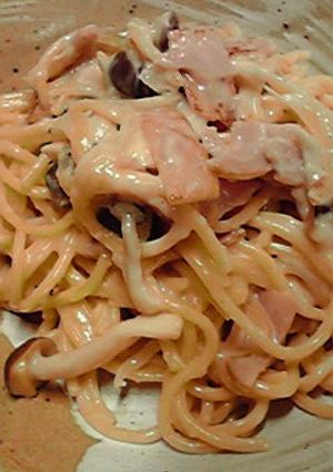 牛乳でとろーりクリームパスタ♪-レシピのメイン写真