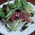 ☆春の鰹サラダ☆新玉ねぎ・ワカメとともに