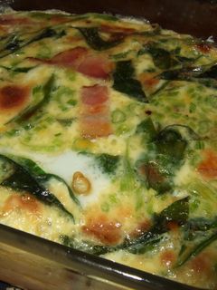 生地なし!ほうれん草とベーコンのキッシュ-レシピのメイン写真