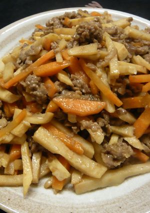 コク旨！牛肉タケノコオイスターソース炒め-レシピのメイン写真