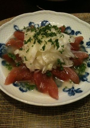 新玉ねぎとカツオのカルパッチョ-レシピのメイン写真
