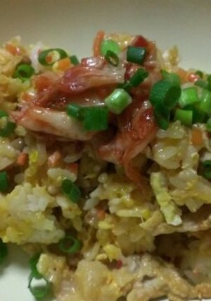 納豆キムチーズチャーハン☆+ﾟ.-レシピのメイン写真