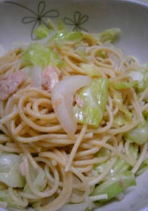 超簡単！春キャベツと新玉・ツナのパスタ♪-レシピのメイン写真