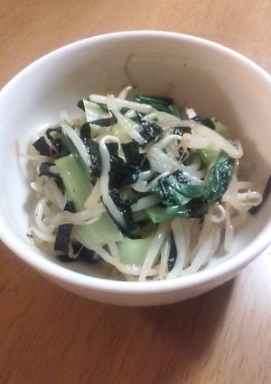 あと１品に♪もやしと青梗菜のおひたし-レシピのメイン写真