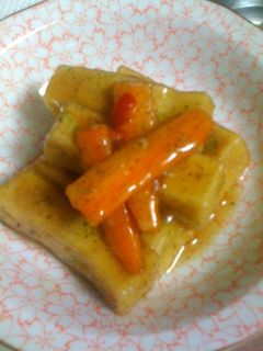 高野豆腐の唐揚げ煮-レシピのメイン写真