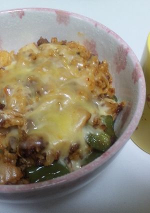 簡単★甘辛チーズ丼-レシピのメイン写真
