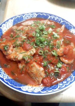 簡単ヒレ肉のトマト煮-レシピのメイン写真