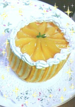 *マンゴームースdeco☆ケーキ*-レシピのメイン写真