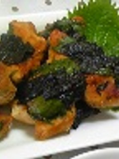 鶏と紫蘇と海苔のさっぱり焼き-レシピのメイン写真