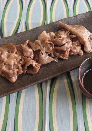 一瞬で極上の味！牛肉＆「にんにくポン酢」-レシピのメイン写真