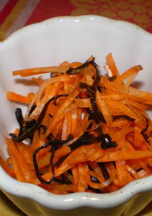 簡単 にんじんと塩昆布の和え物-レシピのメイン写真
