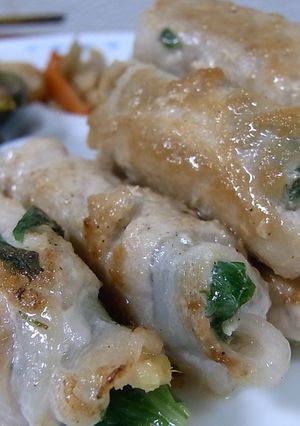 簡単☆豚肉の水菜巻き-レシピのメイン写真