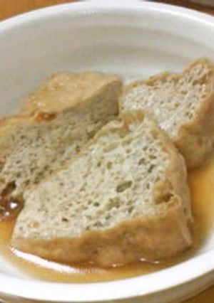 簡単！じゅわっとおいしい油揚げの煮物-レシピのメイン写真
