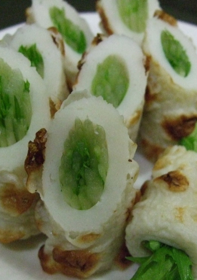 ちくわ in 水菜-レシピのメイン写真