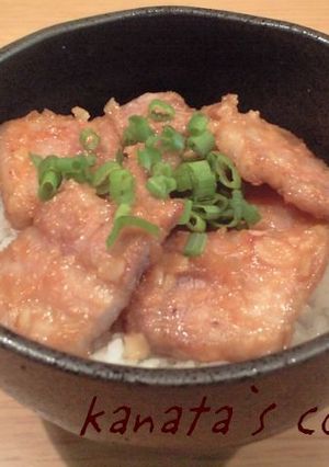 豚バラで簡単♪味噌てり丼-レシピのメイン写真