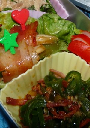お弁当に！エリンギと胡瓜のベーコン巻き-レシピのメイン写真