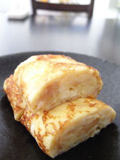 卵1つでふんわり♪なめ茸たまご焼き-レシピのメイン写真
