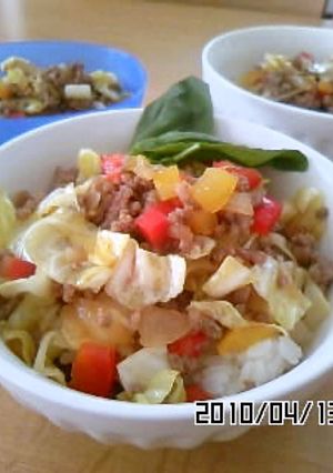 ＊和風ガパオライスもどきランチ＊-レシピのメイン写真