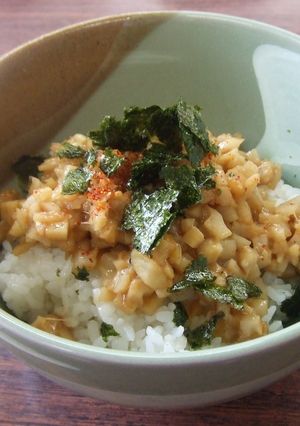 簡単！新感覚！濃厚れんこんチーズ丼☆-レシピのメイン写真
