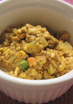 簡単！豆腐のカレーそぼろ-レシピのメイン写真