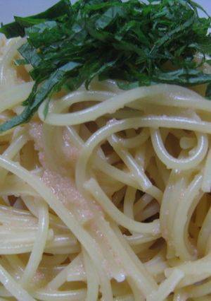 ボウルで簡単たらこスパゲティー♪♪-レシピのメイン写真