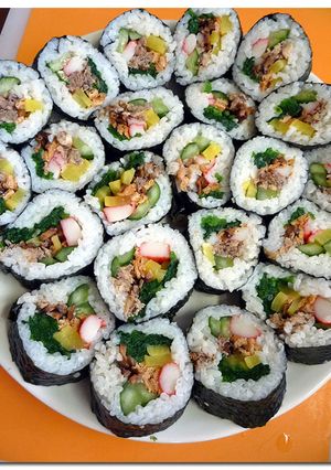 具沢山で鯖缶♪ 太巻き ♪-レシピのメイン写真
