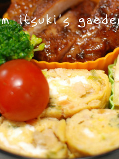 ≪お弁当に≫おから煮入りボリューム卵焼き-レシピのメイン写真