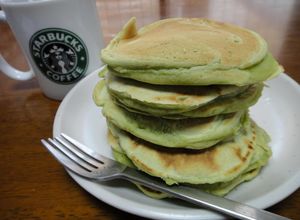 材料たった３つ！！グリーンなパンケーキ☆-レシピのメイン写真