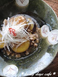 さつまいもの鶏そぼろあんかけ-レシピのメイン写真