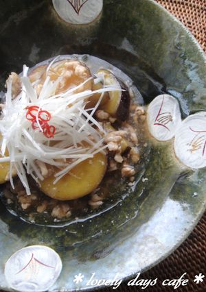 さつまいもの鶏そぼろあんかけ-レシピのメイン写真