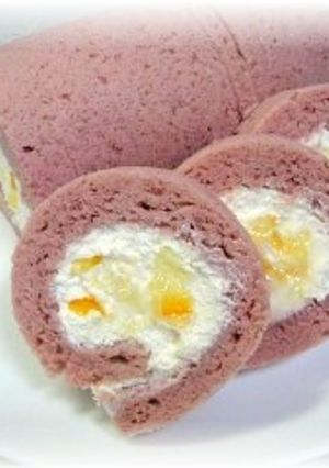 米粉のロールケーキ！トロピカル♪-レシピのメイン写真
