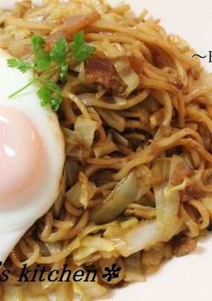 富士宮やきそば✫目玉焼き添え-レシピのメイン写真