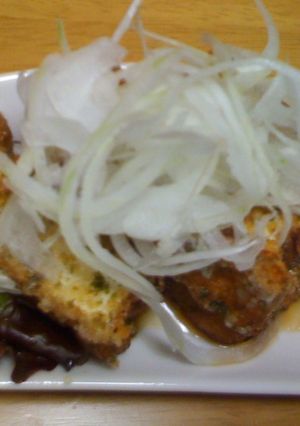 厚揚げの生姜酢焼き-レシピのメイン写真