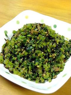 塩昆布とかぶの葉炒め★-レシピのメイン写真