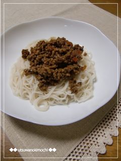 簡単☆ジャージャー素麺-レシピのメイン写真