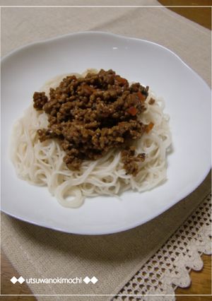 簡単☆ジャージャー素麺-レシピのメイン写真